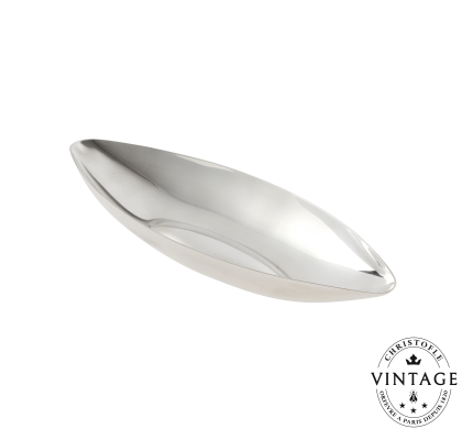 christofle vintage silvered oval bowl 1