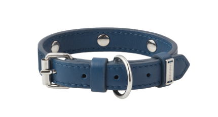 christofle calf leather collar - size 1 1