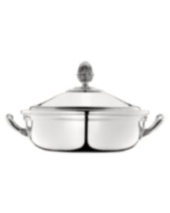 christofle Silver-Plated Vegetable Dish with Lid