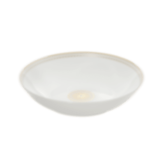 christofle Porcelain Soup Cereal Bowl Gold Finish