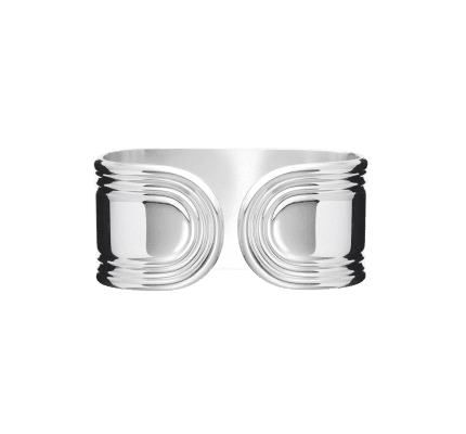 christofle silver-plated opened napkin ring 3