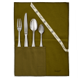 christofle la trousse - 4 couverts taille intermédiaire en acier 0