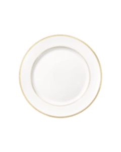 christofle Gilded Porcelain Dessert Plate