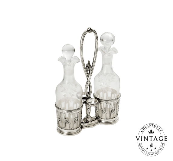christofle vintage silvered louis xvi arcades oil and vinegar maker 1