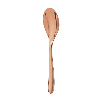 christofle stainless steel soup spoon - copper colour 3
