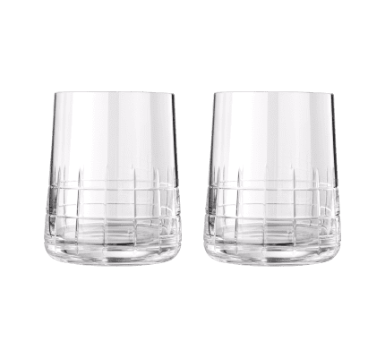 christofle Set of 2 crystal water goblets