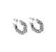 christofle sterling silver hoop earrings 1