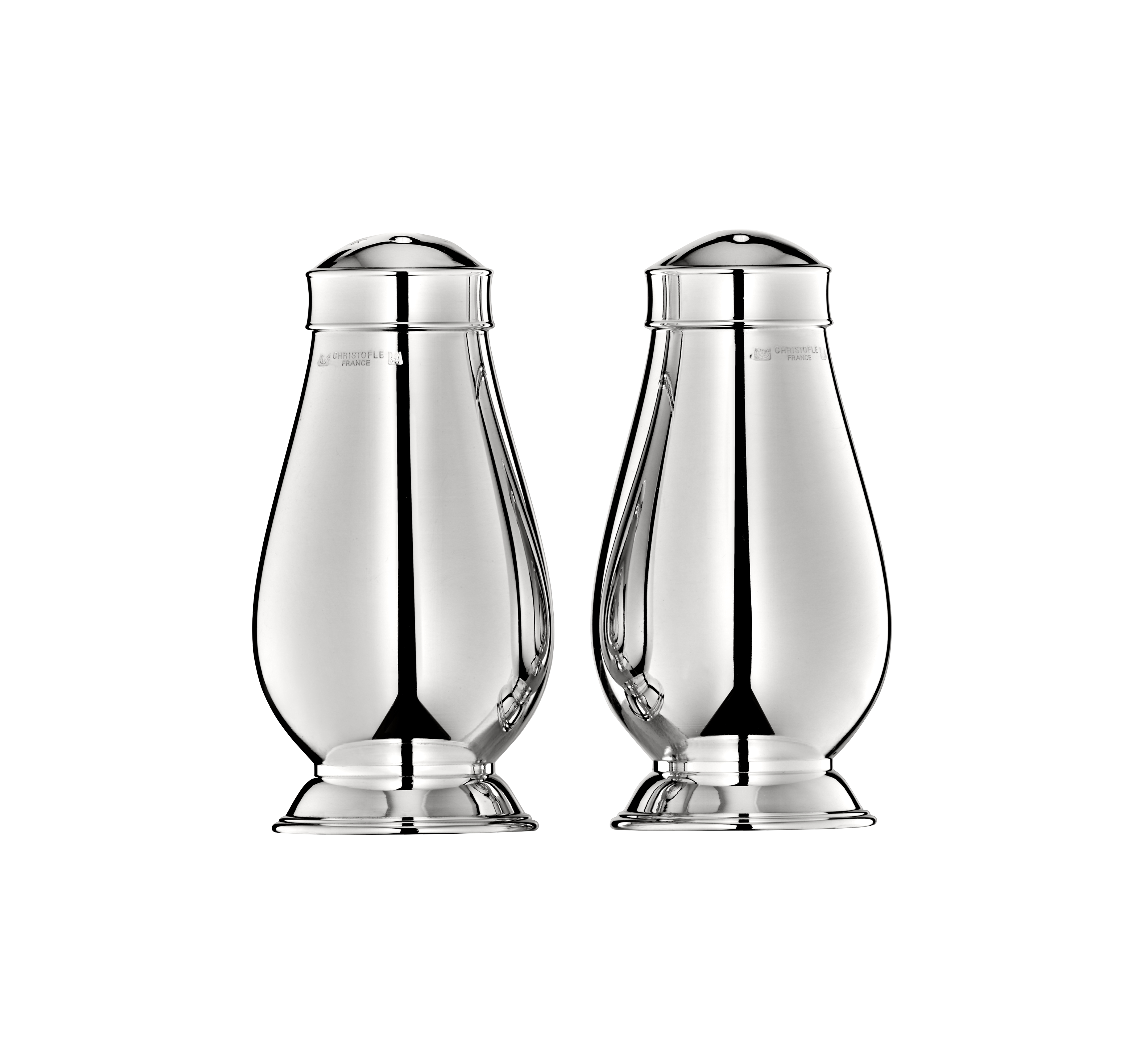 未使用 Christofle 調味料入れ ソルト＆ペッパーセット シルバー