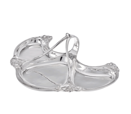 christofle silver-plated carnation server gallia 1