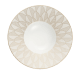 christofle Porcelain Large Rim Plate Gold Finish