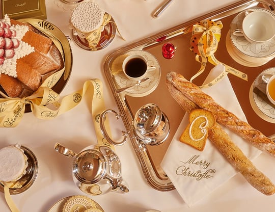 Stainless steal letter tray and pencil box from the Iconik collection