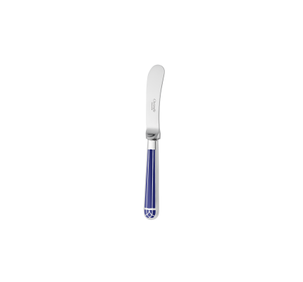 christofle silver-plated butter spreader - marbled blue 1