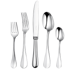christofle ensemble individuel (5 pièces) en métal argenté 1