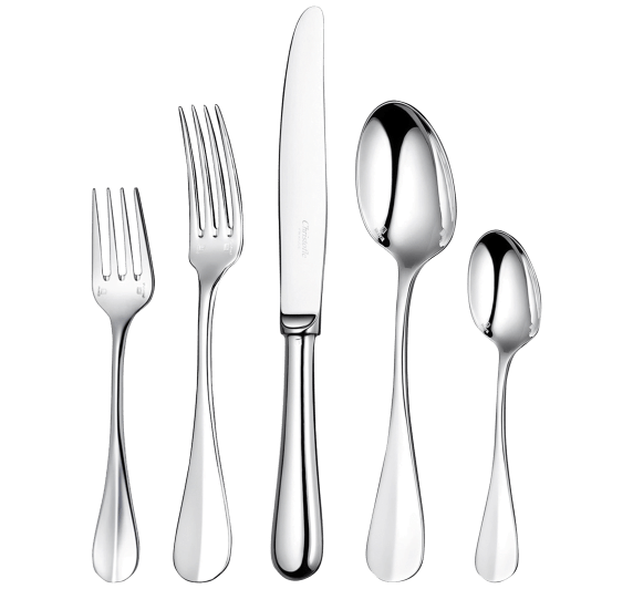 christofle ensemble individuel (5 pièces) en métal argenté 1
