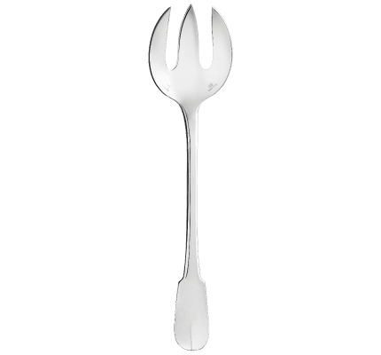 christofle Salad serving fork Cluny  Silver plated