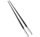 christofle pair of japanese chopsticks uni silver plated and resin 3