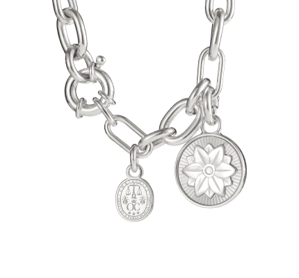 christofle sterling silver medal - malmaison 0