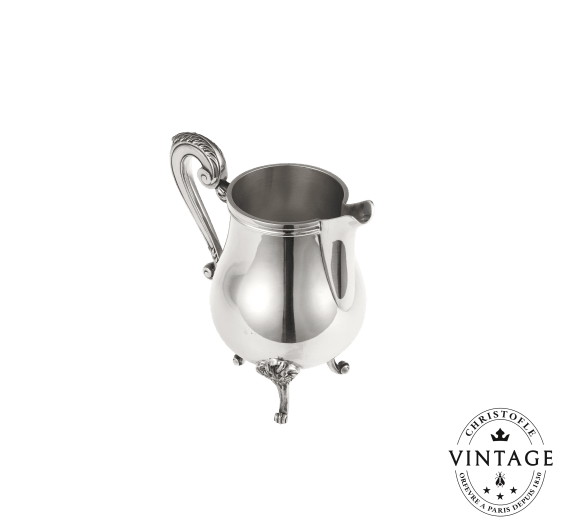  Vintage Silvered Creamer Louis XV Pompadour Gallia