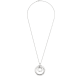 christofle sterling silver large double circle necklace 1