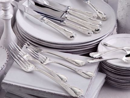 christofle flatware set for 6 people (36 pieces) marly  silver plated 2