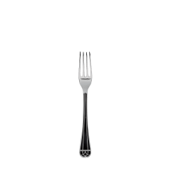 christofle silver-plated dessert fork - black 1
