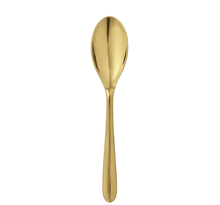 christofle Stainless steel soup spoon - gold colour
