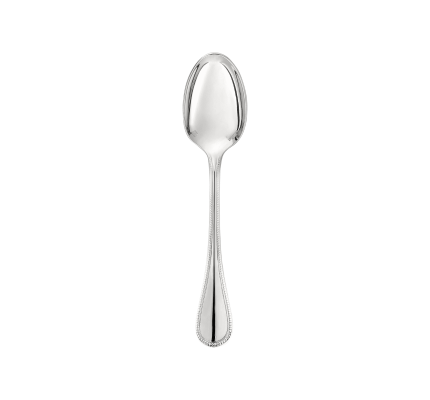 christofle espresso spoon perles  silver plated 1