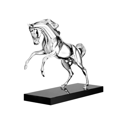 christofle sterling silver arabian horse - haute orfèvrerie 2