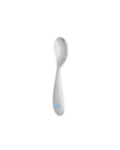 christofle Silver plated Baby spoon, blue Star pattern