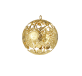 christofle silver-plated christmas ornament 2023 edition - gold 2