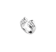 christofle Sterling-Silver Open Ring Rhodium-Plated