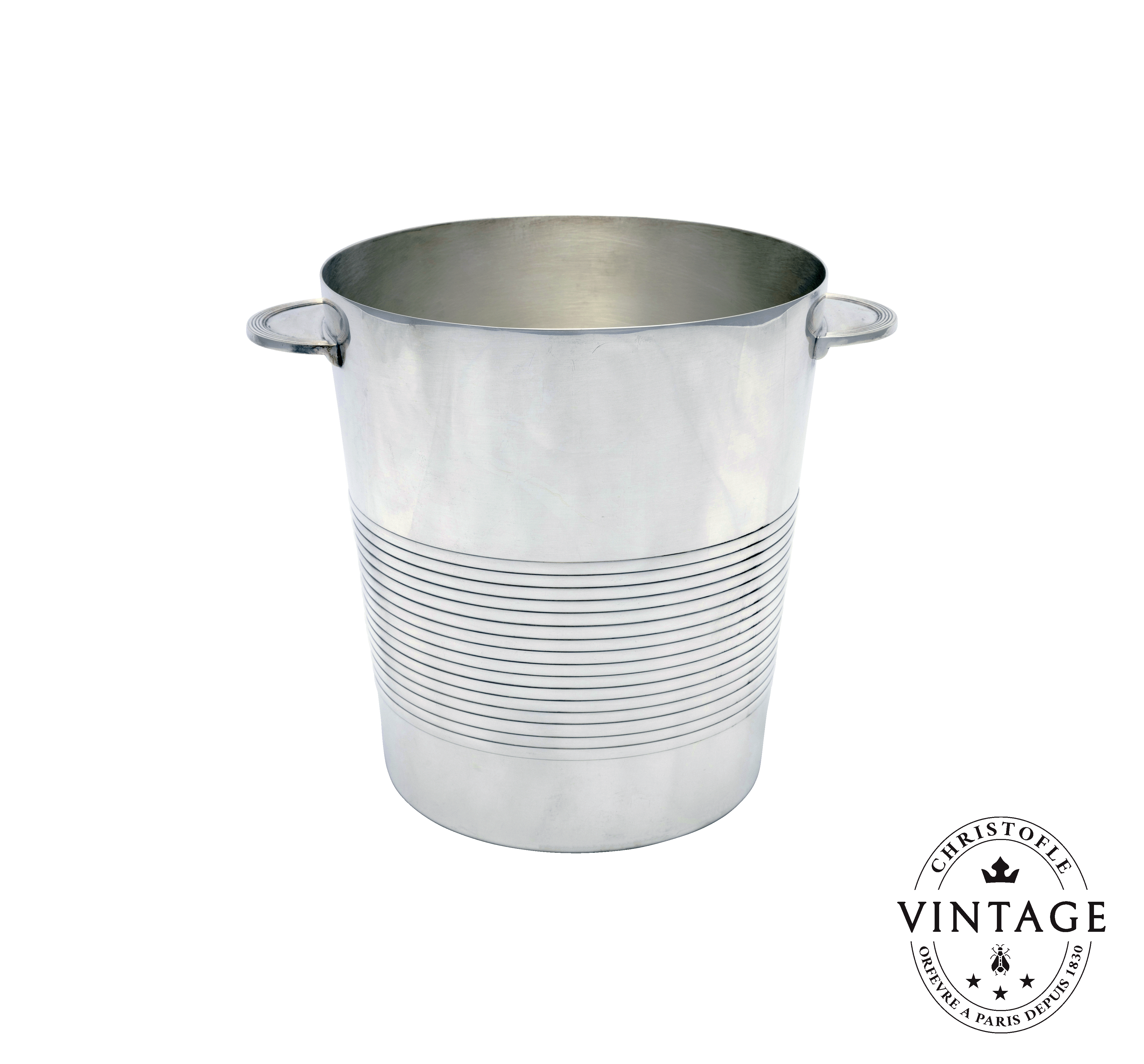 christofle vintage silvered champagne bucket 1
