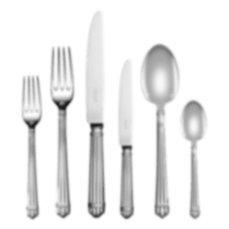 christofle flatware set for 6 people (36 pieces) aria  silver plated 1