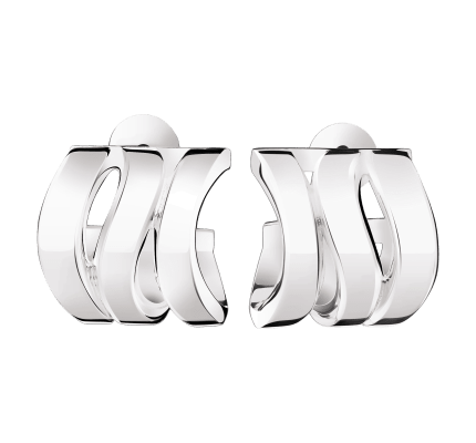 christofle sterling silver small hoop earings  1