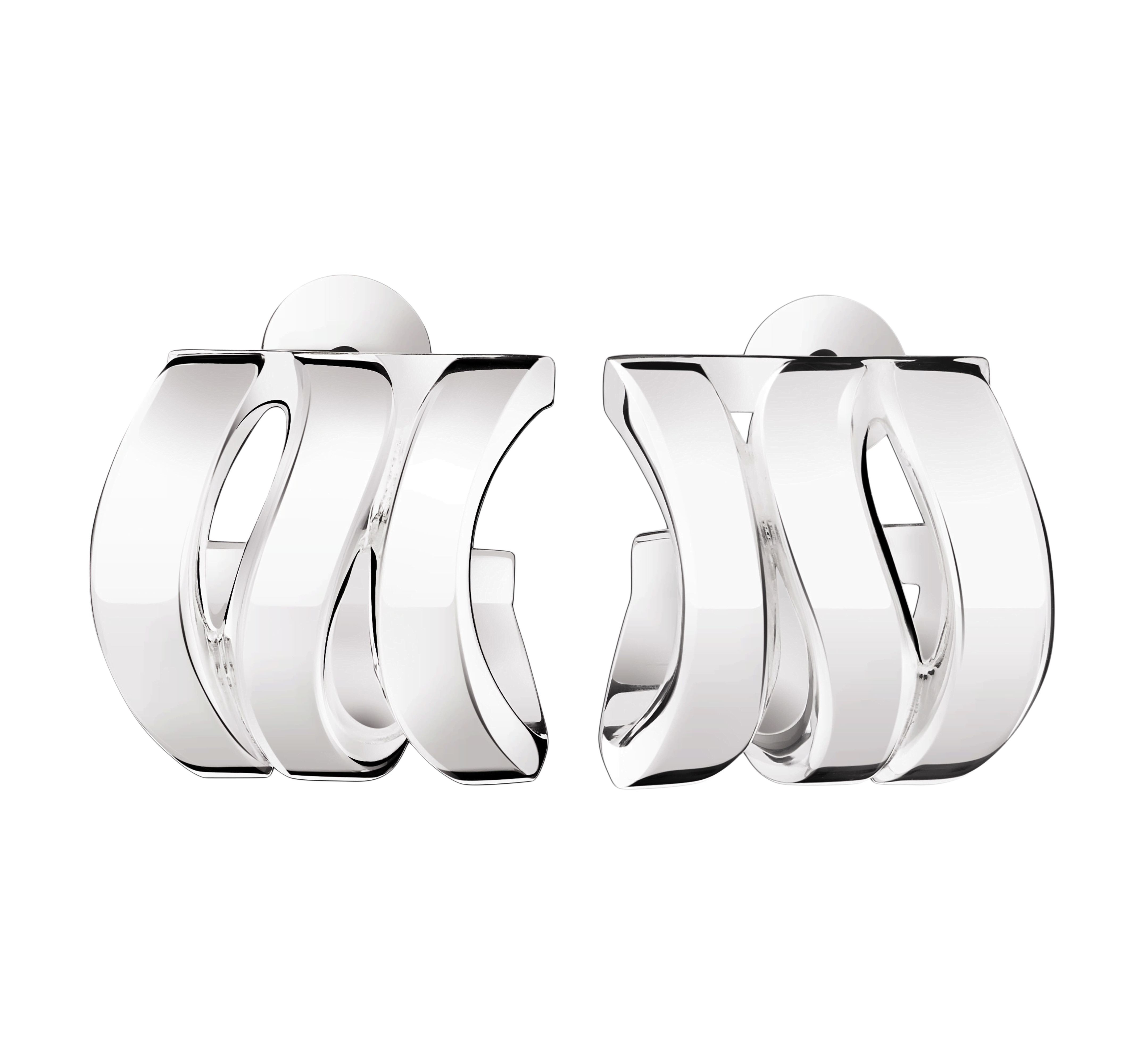 christofle sterling silver small hoop earings  1