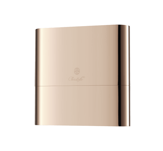 christofle copper stainless steel case - 24-piece stainless steel (sold empty) 0