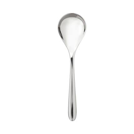 Stainless steel cream soup spoon