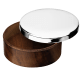 christofle small round box uni silver plated - 8 cm 2