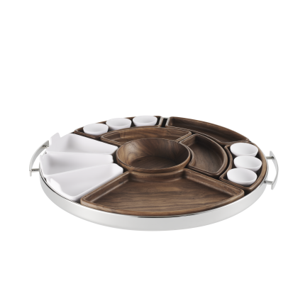 christofle stainless steel mood asia tray 0