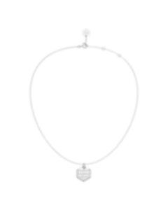 christofle Sterling Silver Hexagon chain necklace