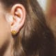 christofle sterling-silver gilded 24 carats stud earrings 2