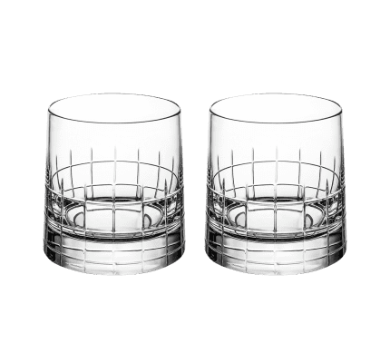 christofle set of 2 crystal double old fashioned glasses 1