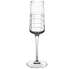 christofle set of 2 crystal champagne flutes 1