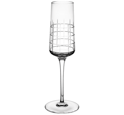 christofle set of 2 crystal champagne flutes 1