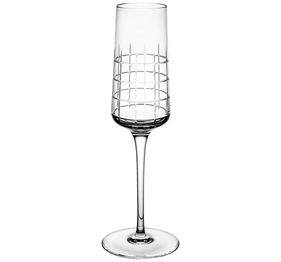 christofle set of 2 crystal champagne flutes 1