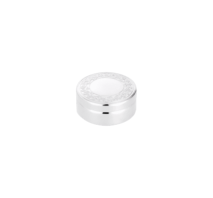 christofle silver-plated round with frieze trinket box 1
