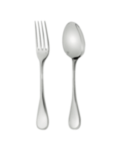 Flatware set for children (2 pieces) Perles  Silver plated