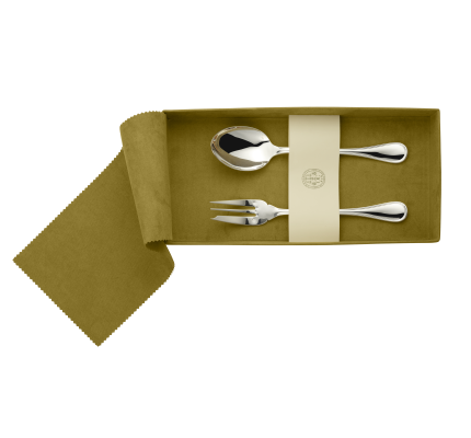 Set of 2 Silver-Plated Serving Pieces