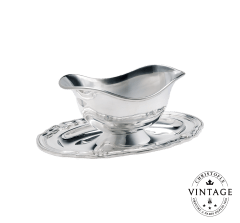 christofle vintage silvered gravy boat 1