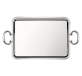 christofle rectangular tray with handles 43x31cm albi  silver plated 1